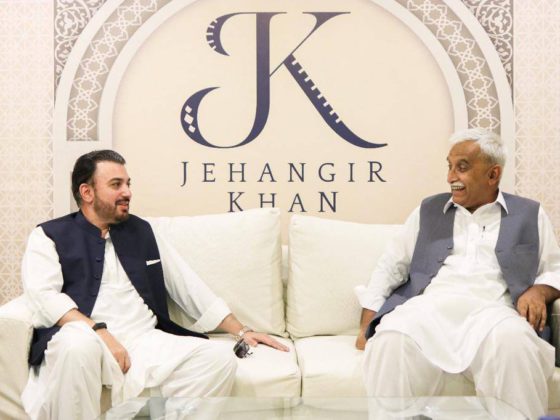 Chief Minister KPK with Jehangir Saifullah Khan