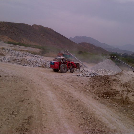 Construction work in D I Khan New City