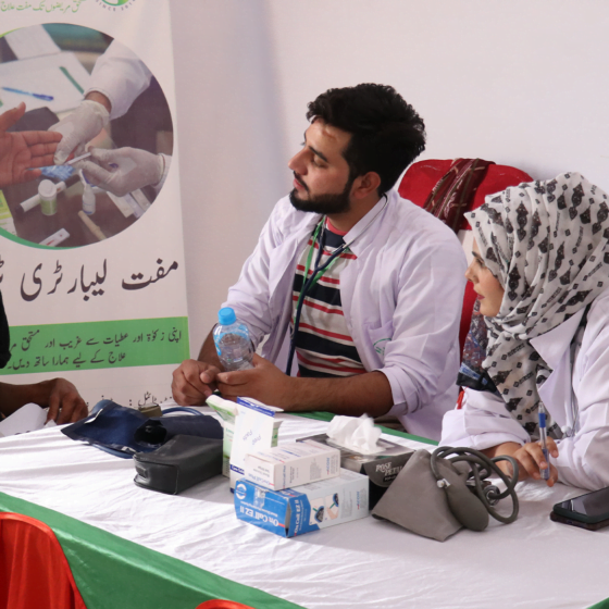 Free Medical camp in D. I. Khan New City