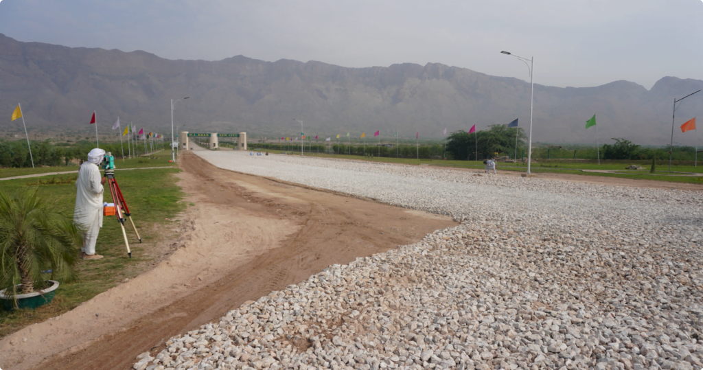 D. I. Khan New City road construction