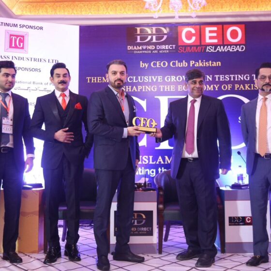Chairman, Mr. Jehangir Saifullah Khan, has been honored with the prestigious CEO Leadership Award.
