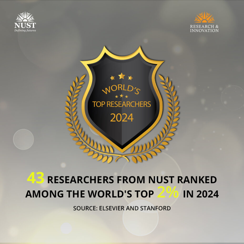 43 NUST Researchers Among World’s Top 2% Scientists - Stanford 2024