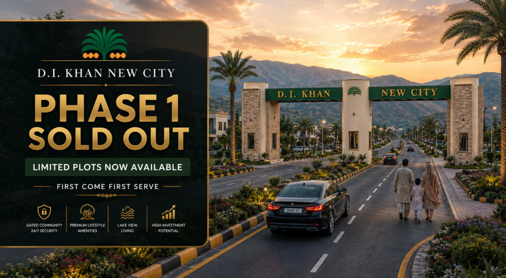 D. I. Khan New City Phase 1 Sold Out – Limited Plots Now Available
